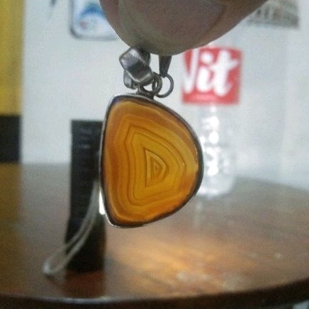 Liontin Perak Batu Sulaiman Daud