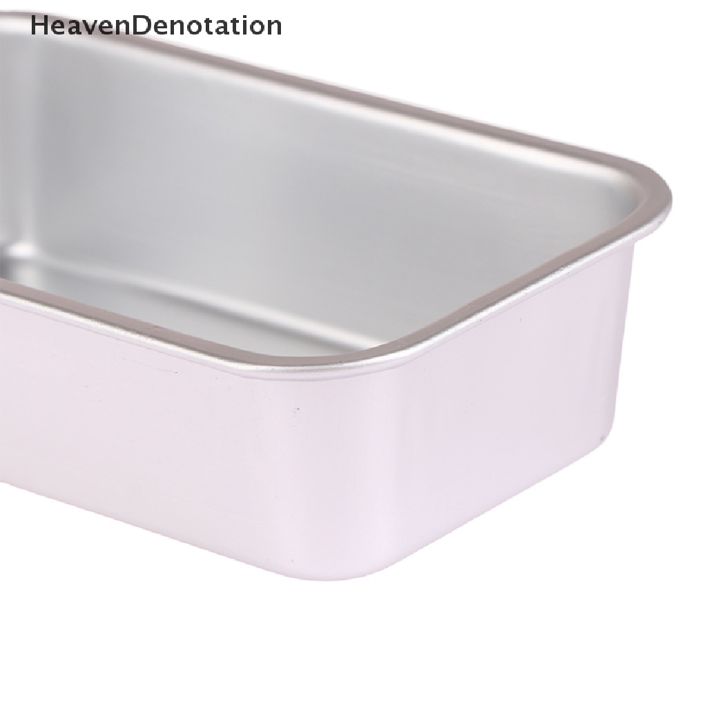 [HeavenDenotation] 1pc Aluminium Alloy Loyang Roti Persegi Panjang Baking Kue Cetakan Pastry Baking Pan HDV