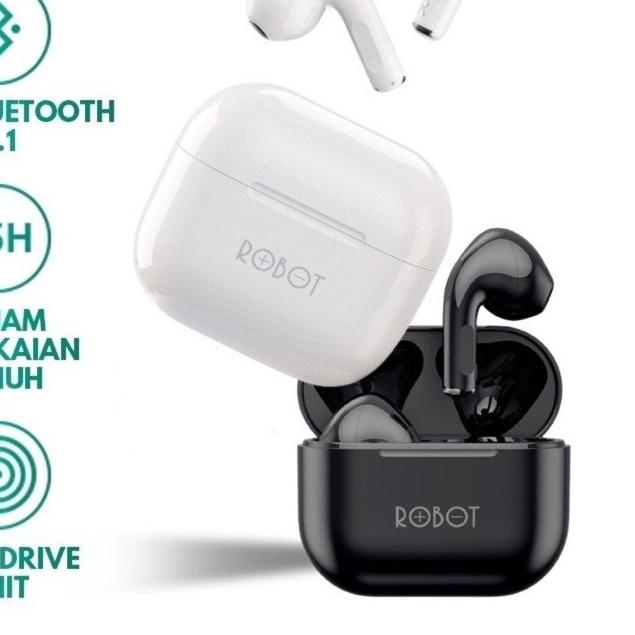 ➭ ROBOT Airbuds T50 & Flybuds T10 Wireless Bluetooth Earphone TWS Earphone original ۝