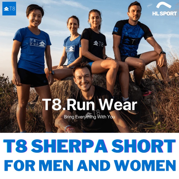 T8 Short Sherpa V2 Men Women Sport band Pria Wanita bukan Naked