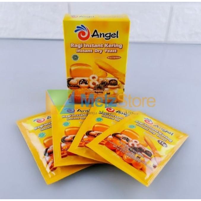 

ANGEL Ragi Instant Kering Dry Yeast Pengembang Kue 4 Sachet 11gr