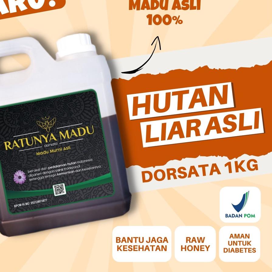 

● Asli 100% Tanpa Campuran Murni Original Hutan Liar Dorsata Natural Pure Honey ❊