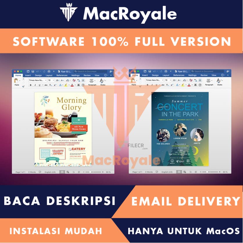 [MacOS] Flyer Design Flyer Templates for Word Full Version Lifetime Full Garansi