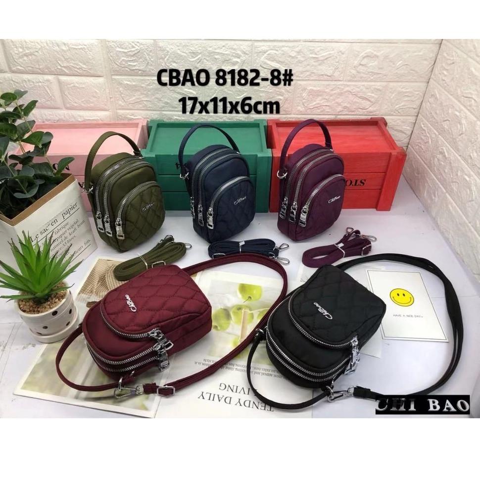 READY Tas Wanita Import Jinjing Selempang CHIBAO CB8182 8182 CB8182-8 8182-8 Bordir Ketupat Logo Hur