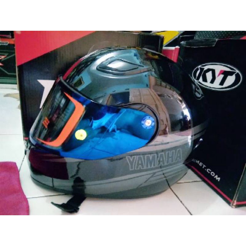 Kaca visor flat iridium  pnp Yamaha Vixion Cargloss new MX king bison