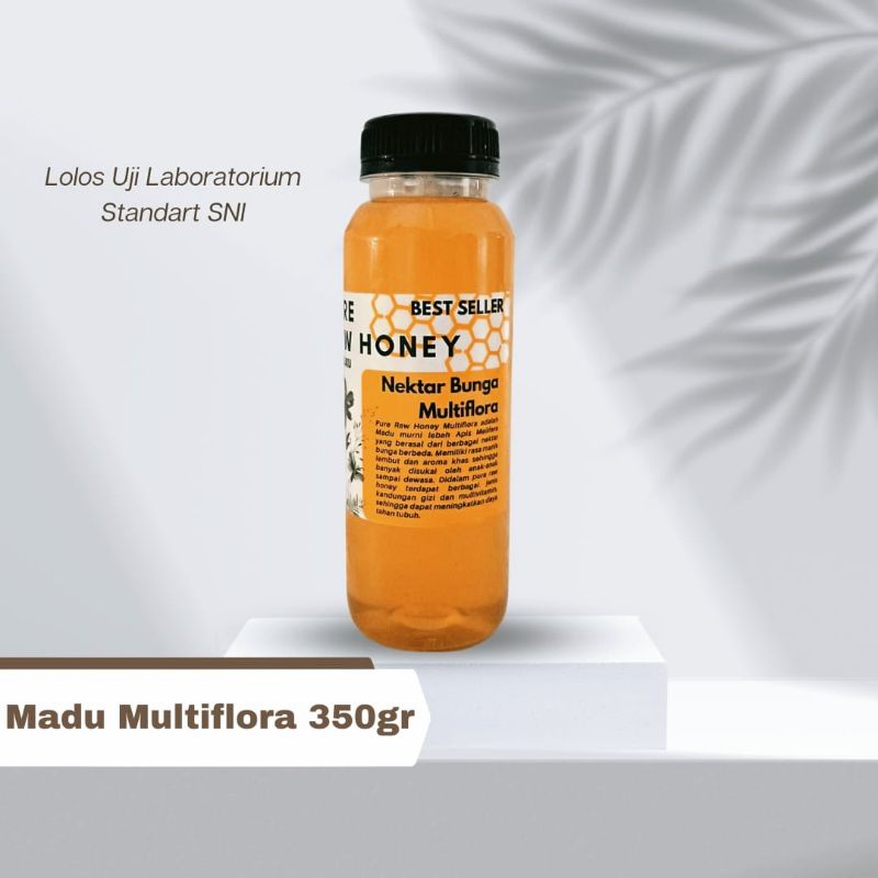 Madu Murni 350 GRAM Nectar Bunga Liar-Raw Honey