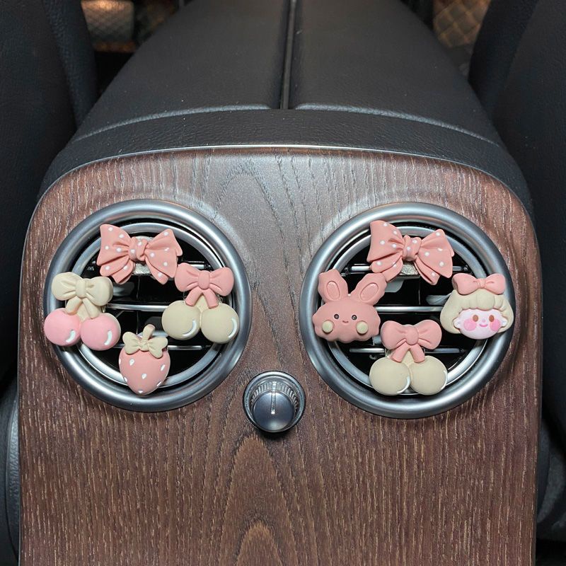Gaya Terbaru Ac Mobil Dekorasi Outlet Udara ins Gadis Kartun Lucu Kreatif Unik Perlengkapan Dekorasi Interior Mobil