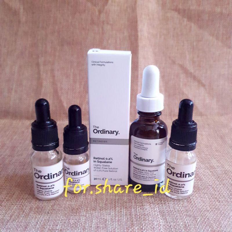[SHARE] The Ordinary Retinol 0,2% In Squalane SHARE IN JAR the ordinary retinol share serum retinol 
