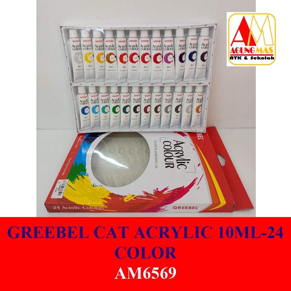 

GREEBEL CAT ACRYLIC 10ML-24 COLOR