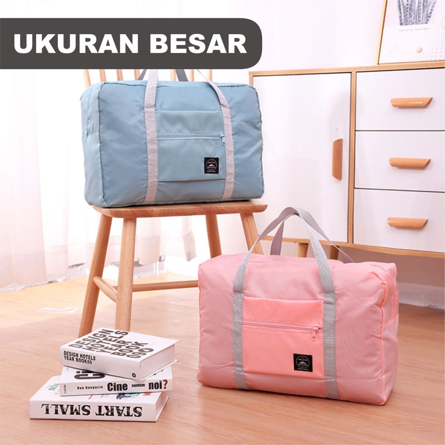 C081 Foldable Travel Bag / Hand Carry Tas Lipat / Koper Bagasi Organizer / Luggage Bag