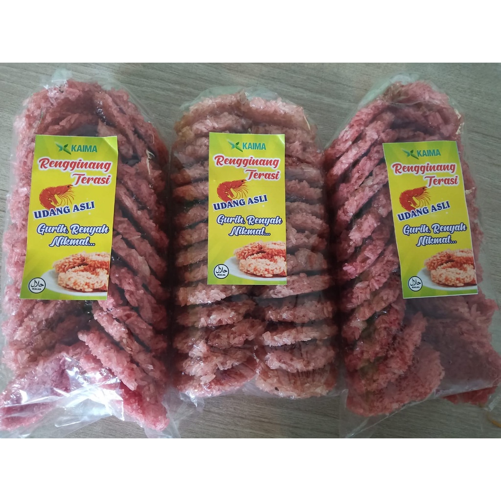 

RENGGINANG TERASI DARI UDANG ASLI