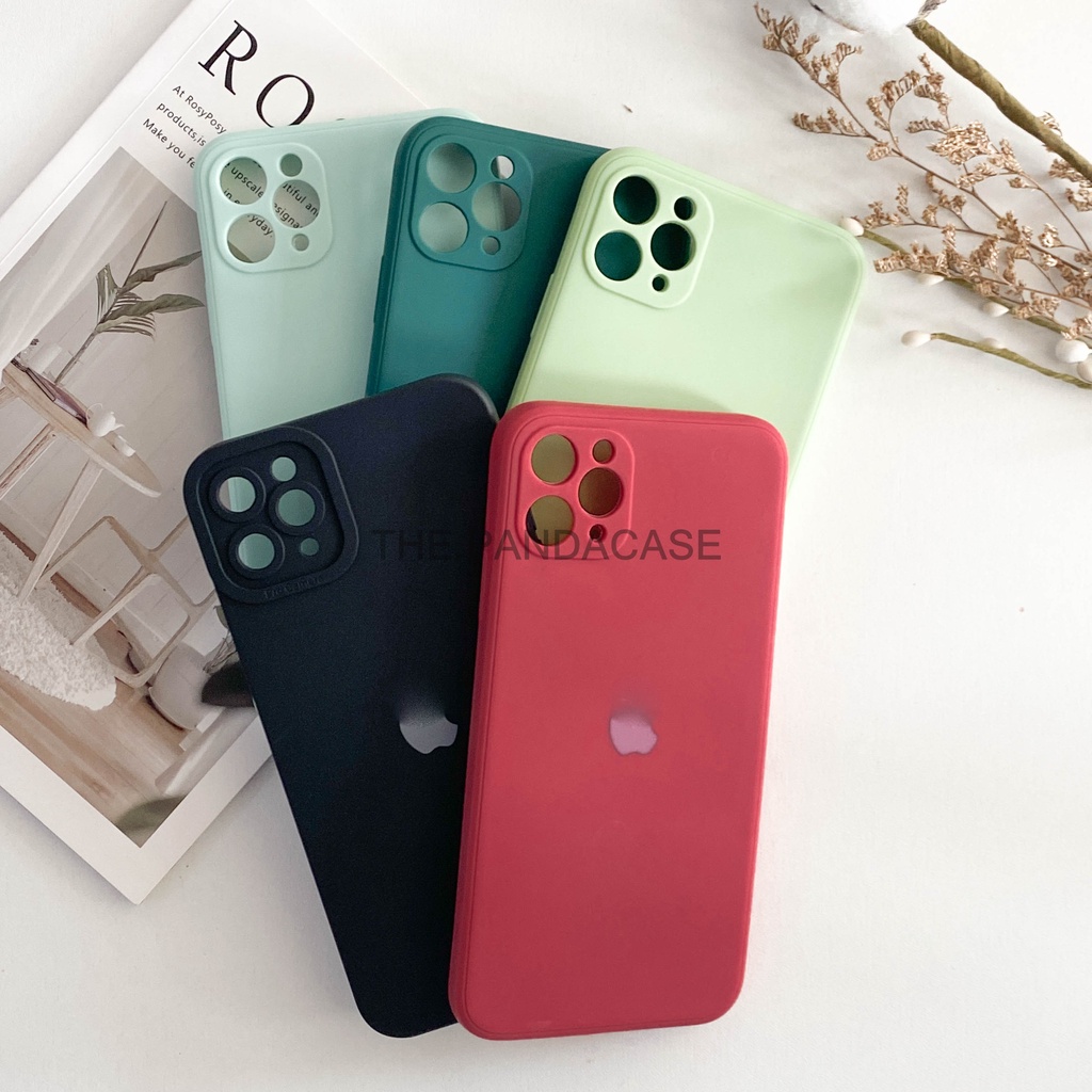 [TPC] (2) Phone Case SQUARE EDGE SOFT CASE Warna Permen Macaron IPHONE HP FULL COVER 12 13 PRO PROMAX IP069