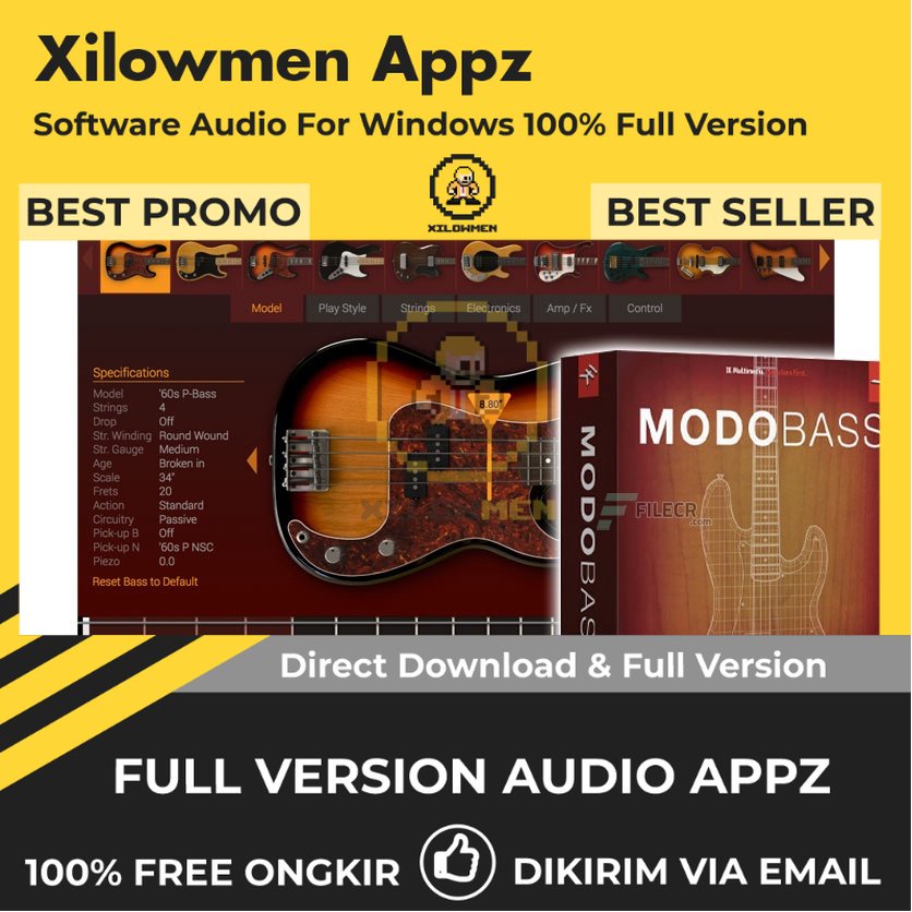 [Full Version] IK Multimedia MODO BASS Pro Lifetime Audio Software WIN OS