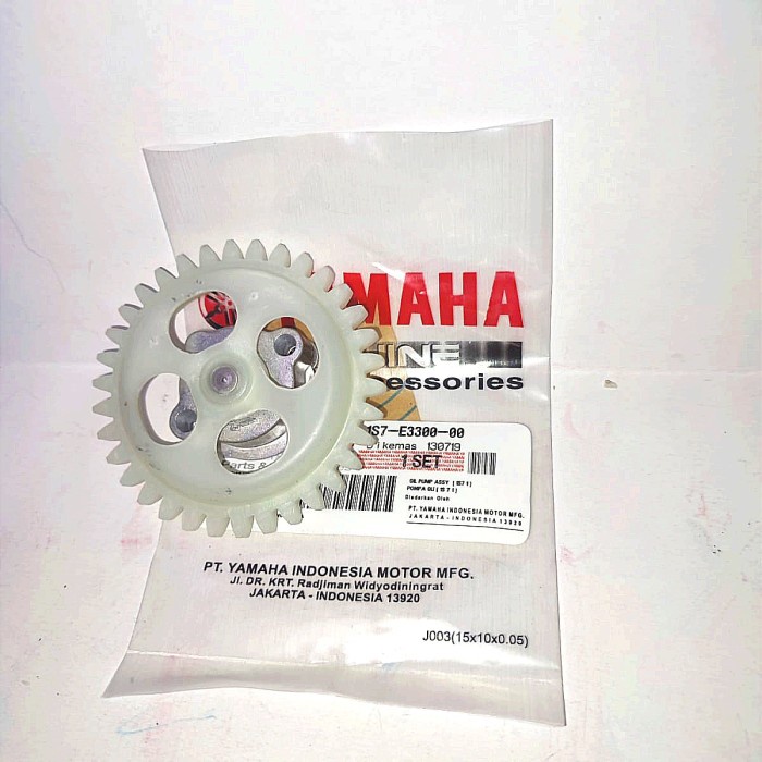 GIGI POMPA OLI SET, GEAR OIL PUMP ASSY JUPITER MX OLD, VIXION ,BYSON ORIGINAL (1S7)