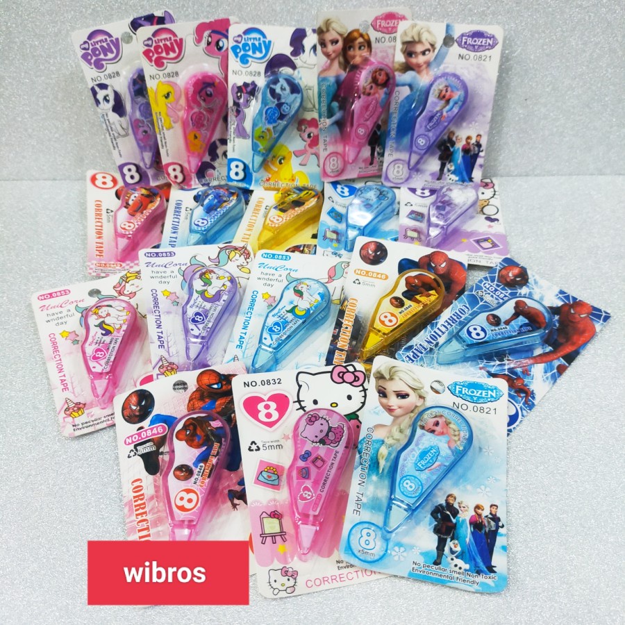 

Correction tape Karakter