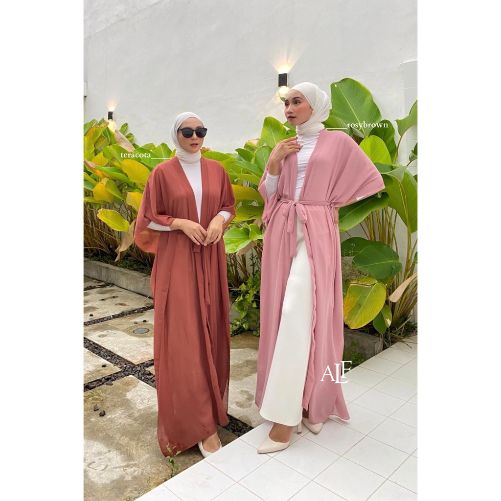 Arumi Kaftan Kimono | Dress Outer Polos Ceruty Babydoll