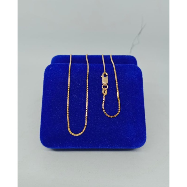 kalung perak asli lapis emas/kalung itali kaca/kalung asli silver 925/kalung fashion wanita