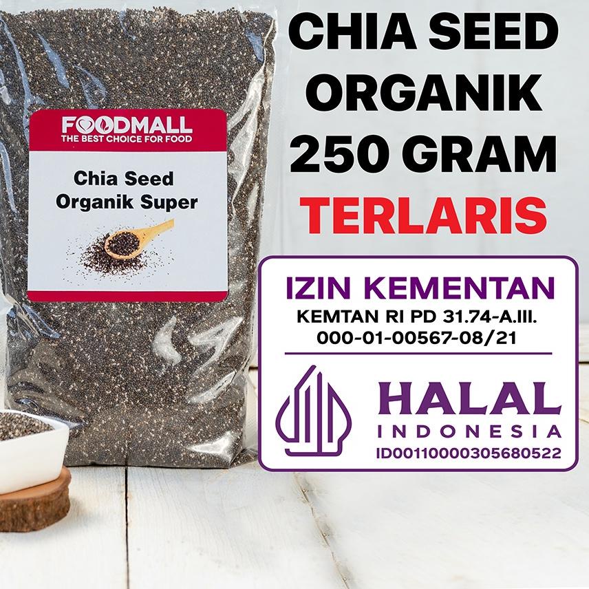 

☇ Organic Chia Seed 250 GRAM / Organik HALAL ➤