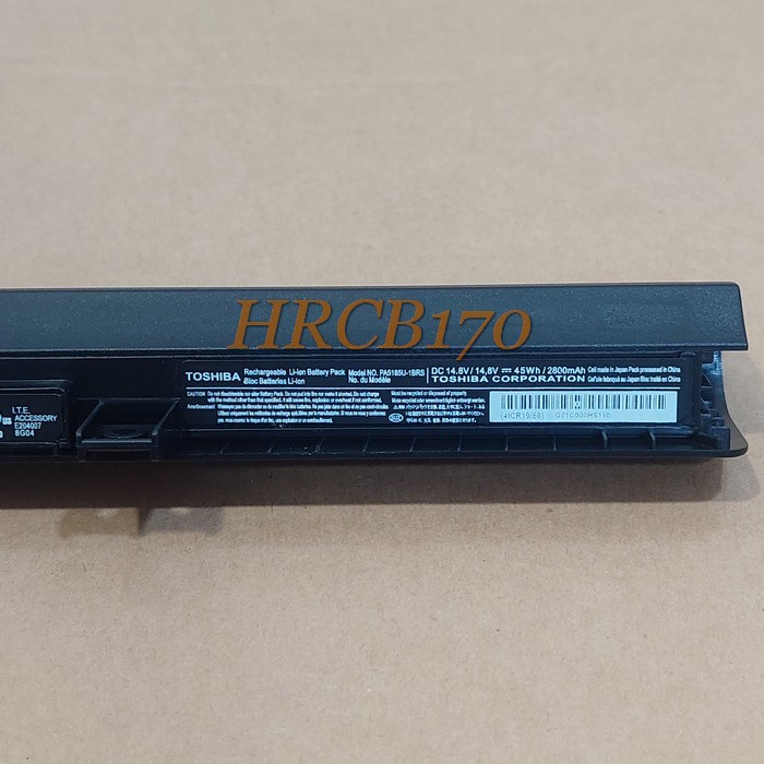 Baterai Toshiba Satelite C40-B C50-B C55-B L40 L40-B PA5184 PA5185 NEW -HRCB