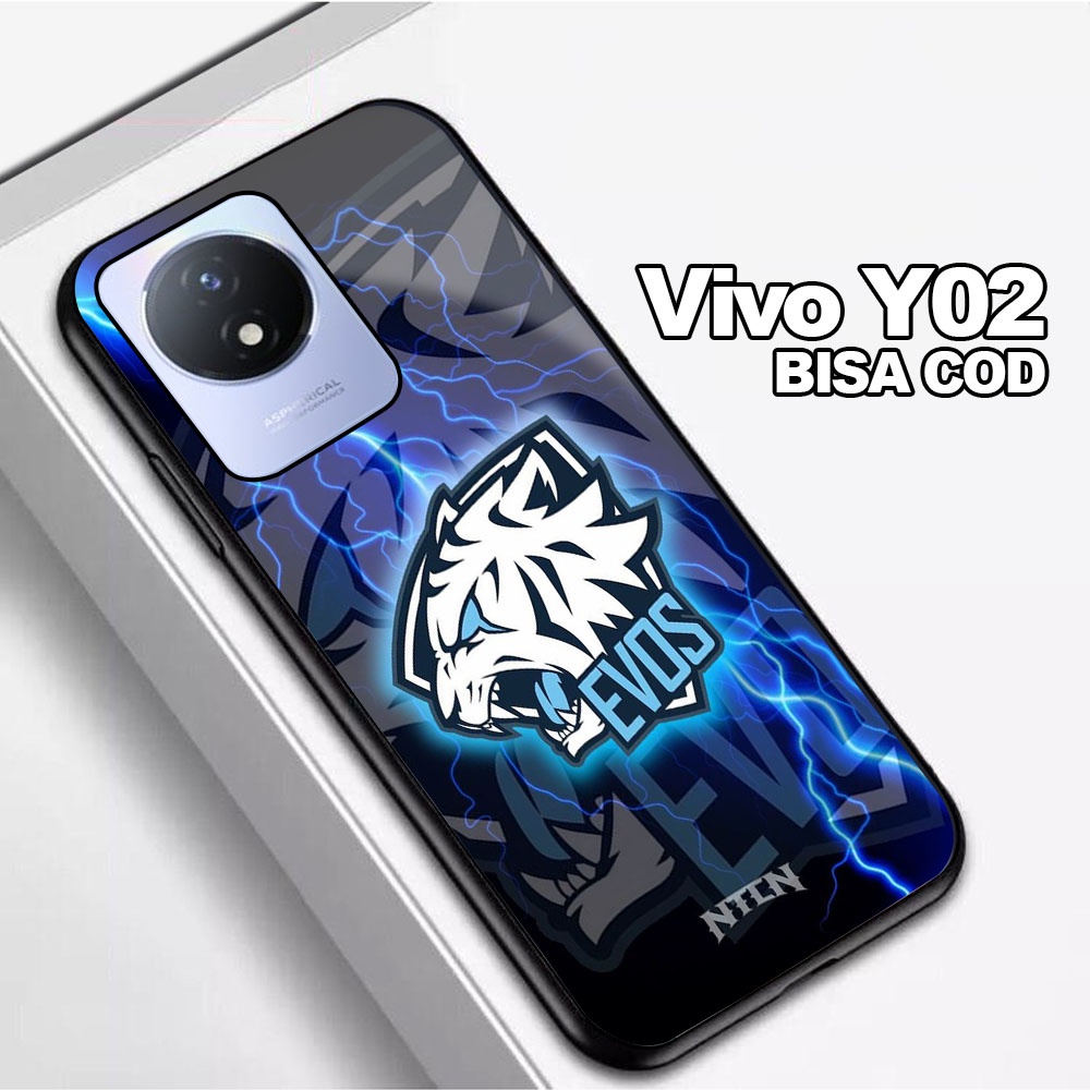 Case Vivo Y02 Hardcase 2D Glossy Case Motif EVOS Terbaru - Custom Case - Casing - Hardcase - Softcas