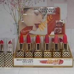 ➨ [LUSINAN] Lipstik REVLON Matte 3D Casing Gold / Silver / Merah ➽