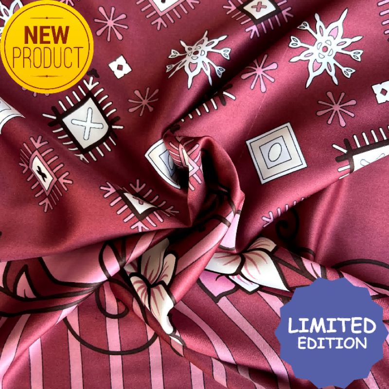 Kaim D.Silk motof Ameena harga perstengah mtr ( 0.5m)