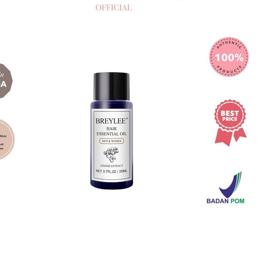 ➫ BREYLEE Hair Growth Essential Oil 20ml (Serum Penumbuh Rambut - Mencegah Kerontokan) ❋