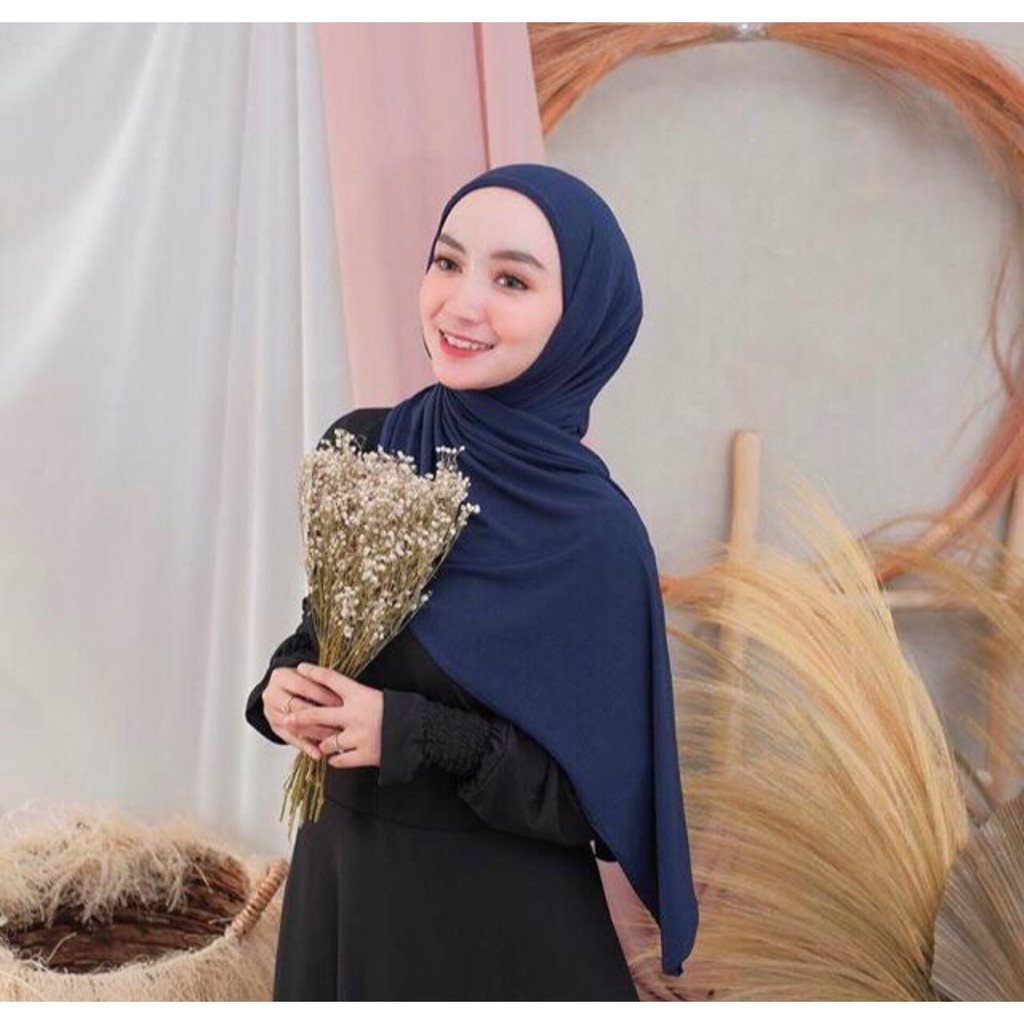 HIJAB PASMINA INNER 2 IN 1 CERUTY BABY DOLL PREMIUM / JILBAB PASHMINA PLUS INNER / KERUDUNG PASHMINA INNER 2IN1 BISA COD PGM