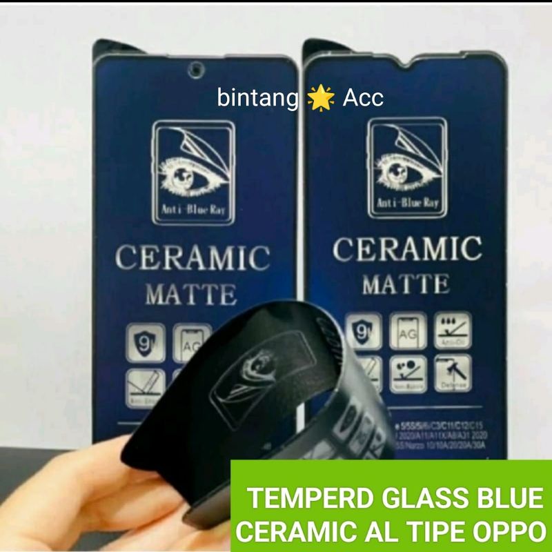 Tg Anti Gores Blue Light Al Type Oppo A76 Temper glass