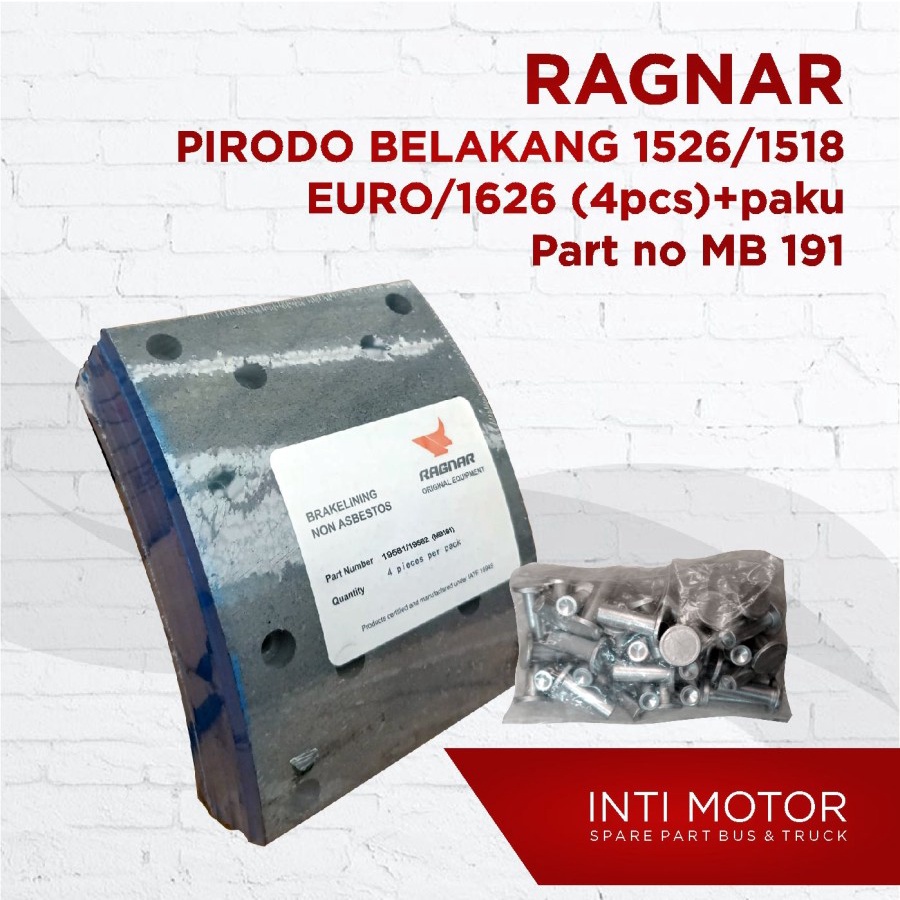 RAGNAR - PIRODO BELAKANG - MB191 - 1526/1518 EURO/1626 (4pcs)+paku