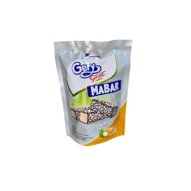 Gery salut wafer coklat kelapa MABAR 85 gram share it isi 10