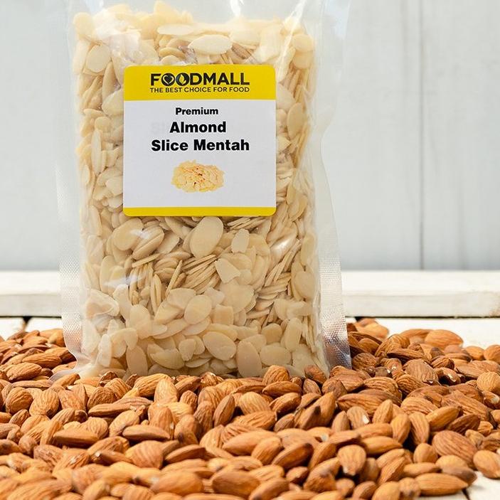 

◊ Almond Slice MENTAH 250 gram ♦