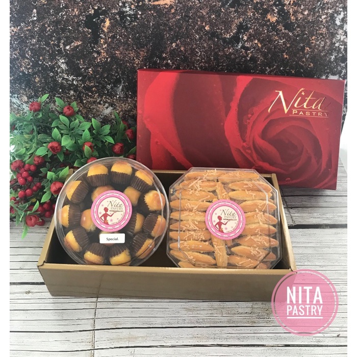 

(COD) Nita pastry Paket Parcel isi 2 Toples