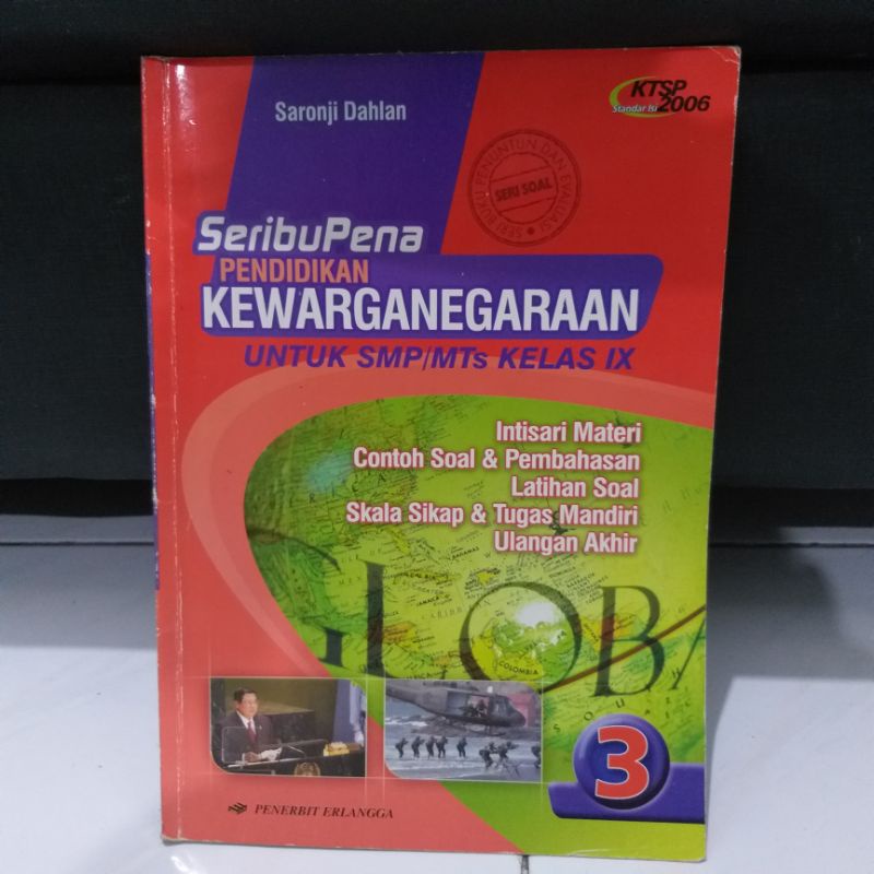 Seribu Pena Pendidikan Kewarganegaraan SMP Kelas 9 - Erlangga KTSP 2006