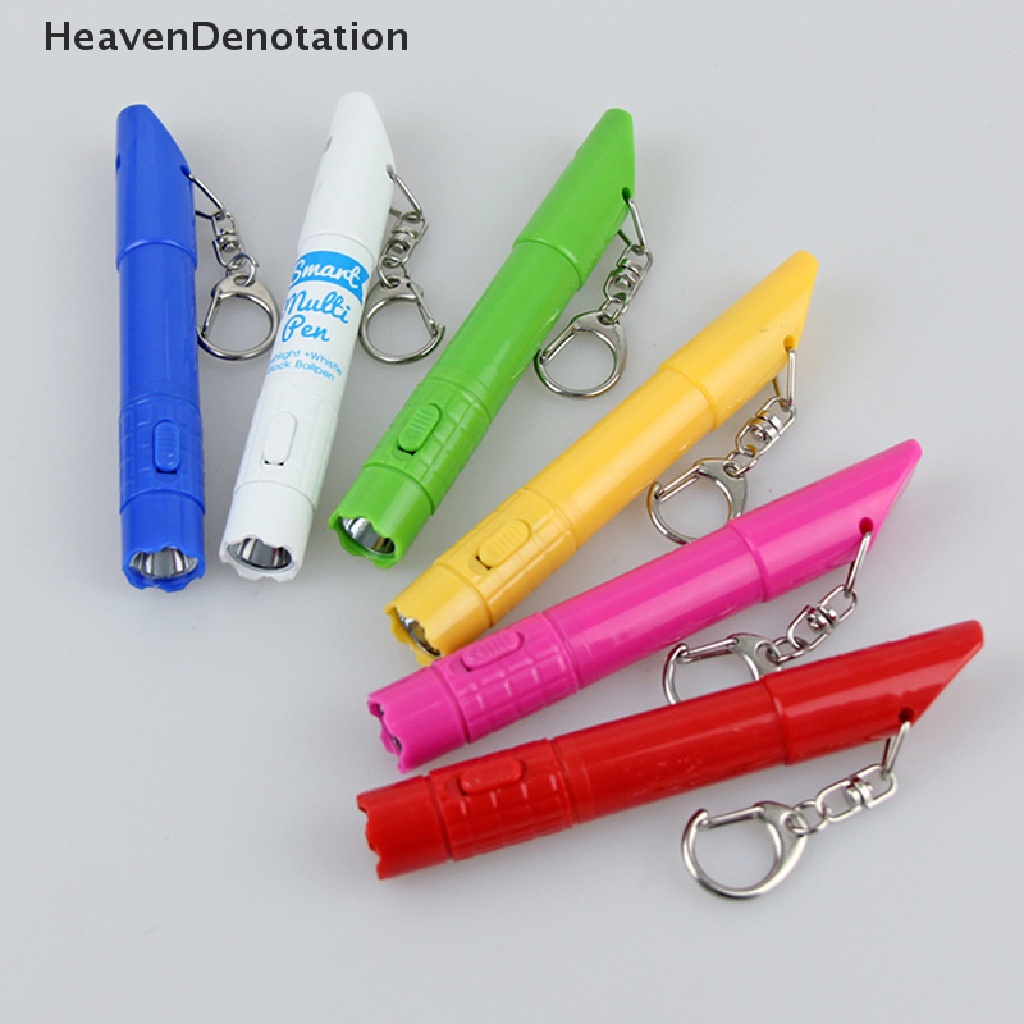 [HeavenDenotation] Senter LED Portabel Senter Mini Pen Light Waterproof Torch Pocket Flashlights Obor Kecil Lampu Darurat HDV