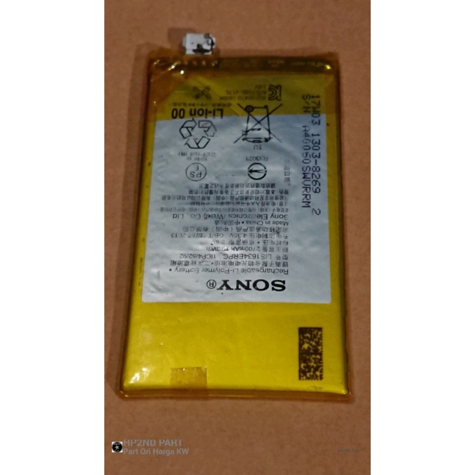 Battery batre baterai xperia x compact  f5321 SO 02J z5 mini  ori minus