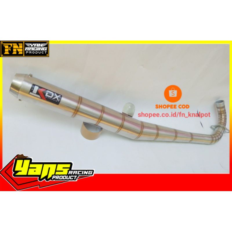 knalpot RX king standar racing KDX suara ninja | knalpot rx king standar | kenalpot rx king standar