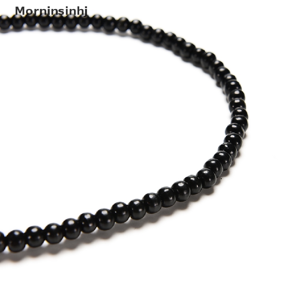 Mornin Sandal Meditasi Buddha Buddha Buddha 6*108 Tasbih Hitam Gelang Kalung id