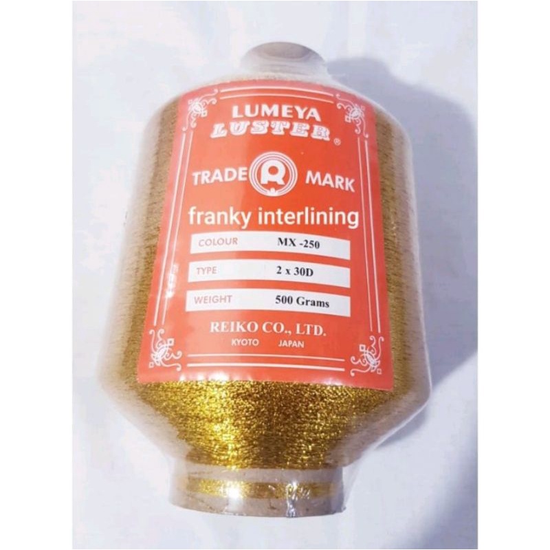 BENANG BORDIR LUMEYA 2x30D MADE IN JAPAN ISI 500GRAM