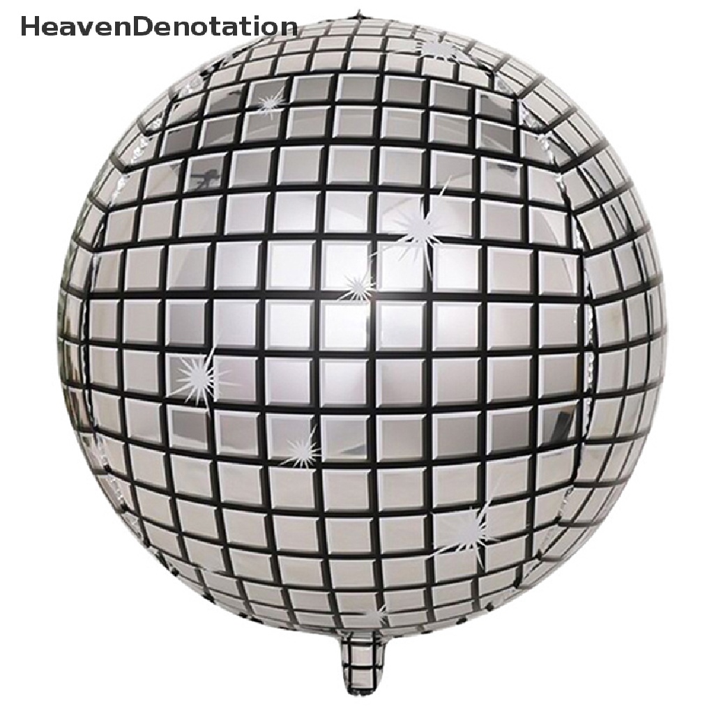 [HeavenDenotation] 2pcs/set Balon Bola Disko 22inch Ballon 80s Disco Dance Party Decor Balloon HDV