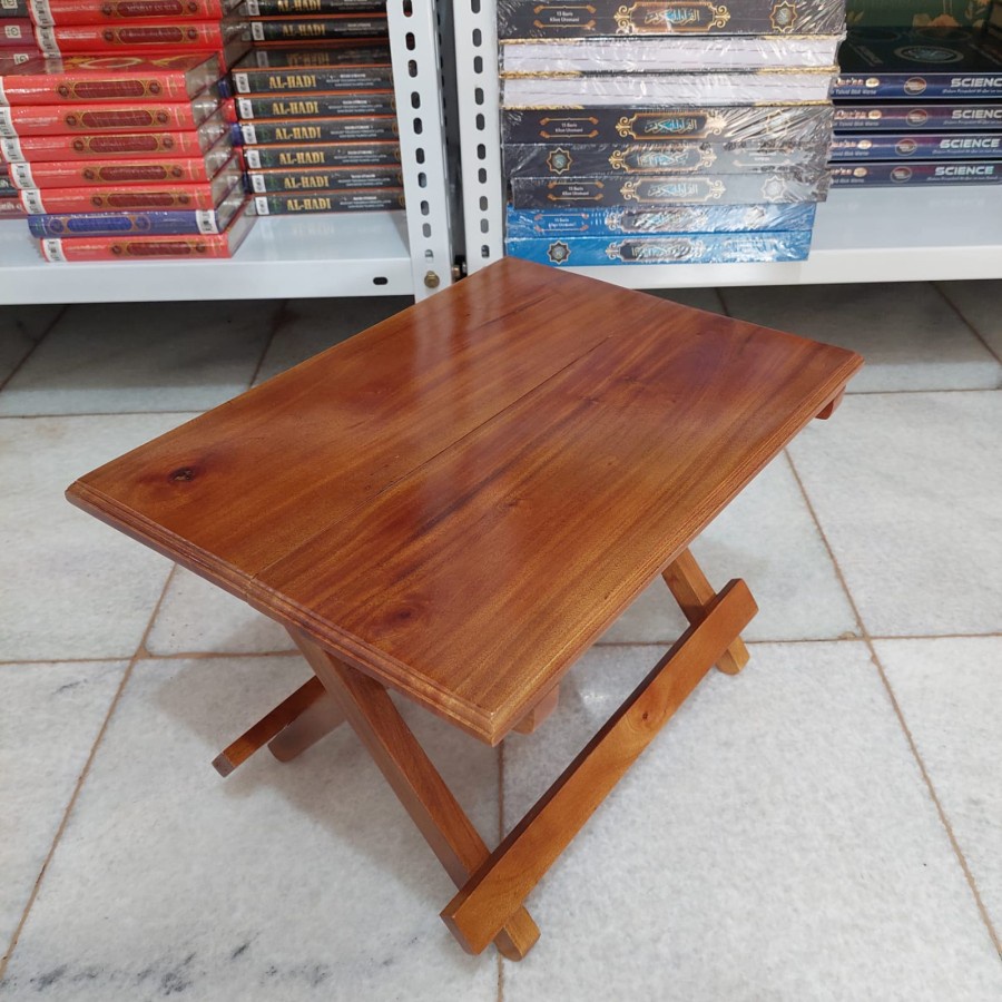 Meja Belajar Kayu, Rekal Meja Kayu, Rekal / Lekar Alquran Multifungsi