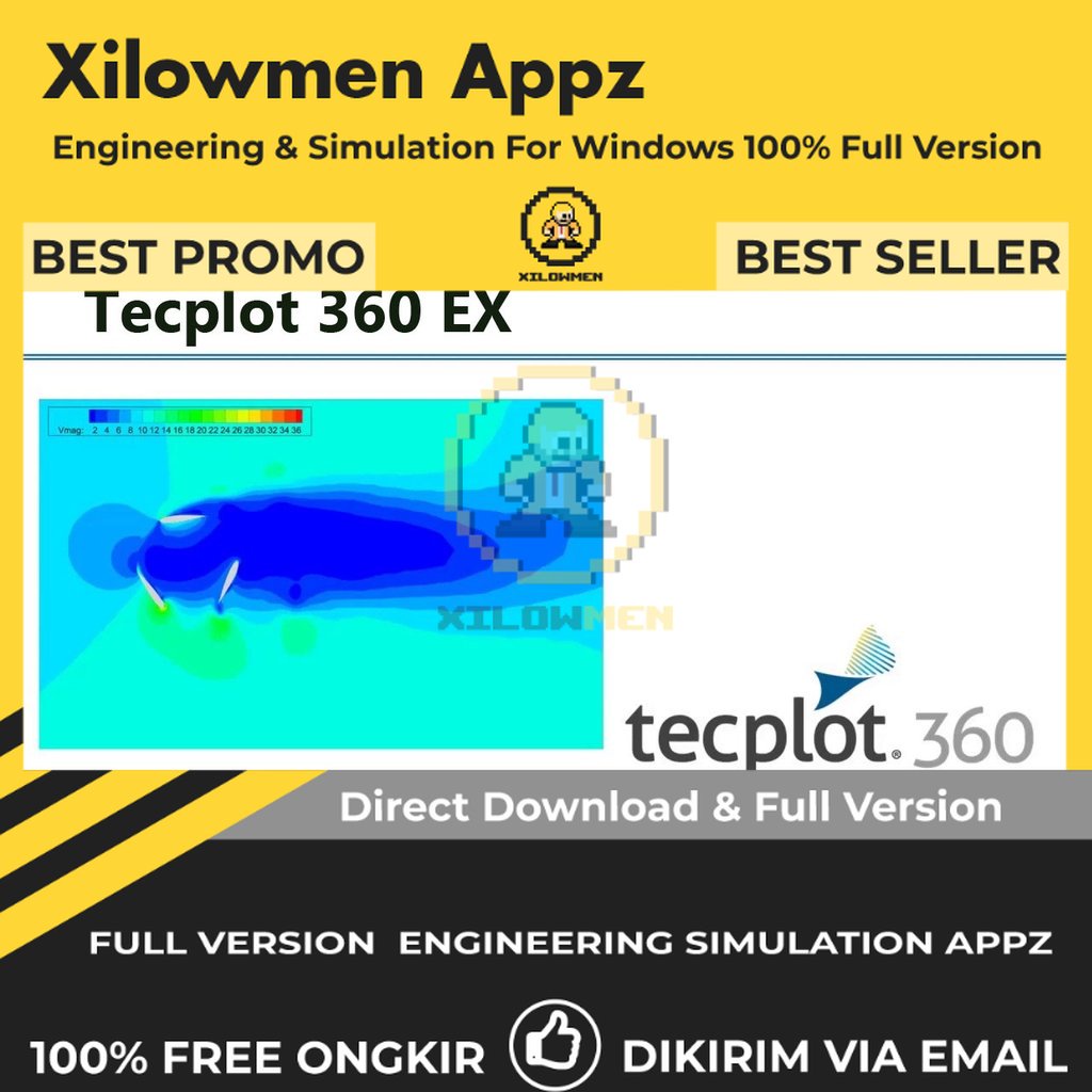 [Full Version] Tecplot 360 EX + Chorus 2022 R2 20 Pro Engineering Software Lifetime Win OS