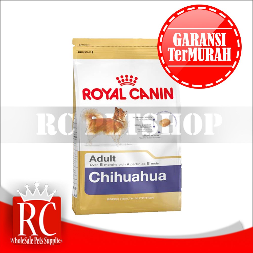 Makanan Anjing Royal Canin Chihuahua Adult 3 Kg