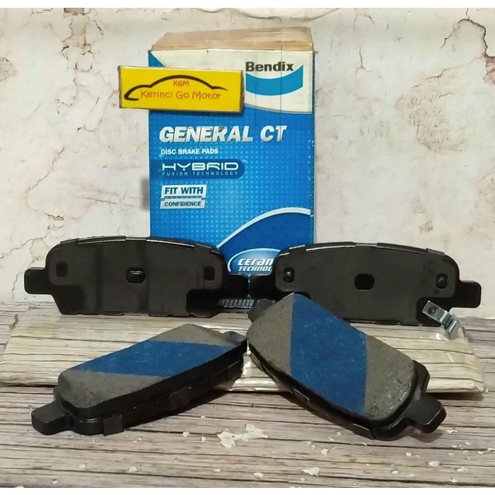 BRAKE PAD KAMPAS REM BELAKANG XTRAIL SERENA C26 C27  BENDIX DB1509 GCT