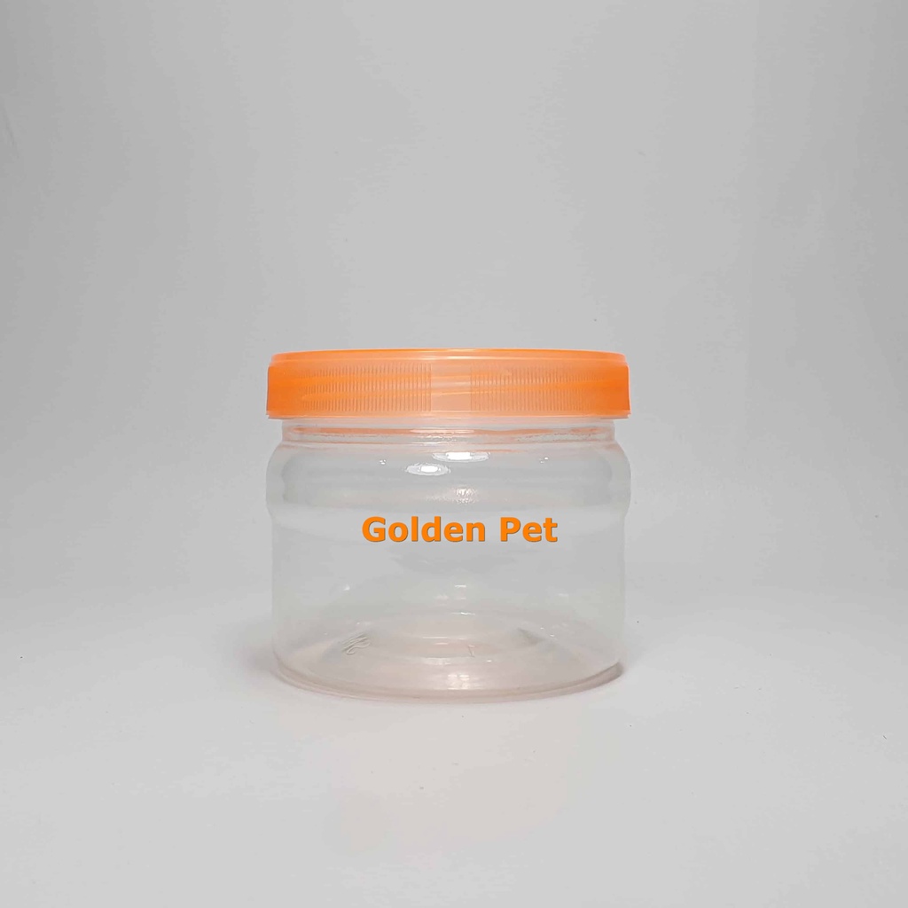 Toples  400 Ml Pet Kacang Nat 35 G N 95  Tutup  Plastik  / Toples Plastik / Toples Tutup Plastik/ To