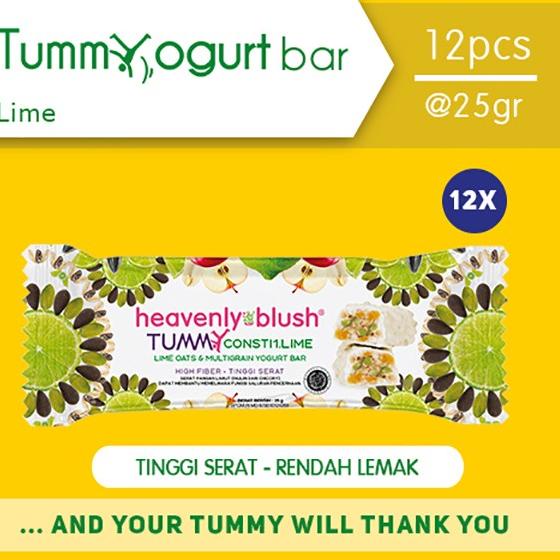 

☀ Yogurt Heavenly Blush Tummy Bar Lime [12 Pcs x 25Gr] ✳