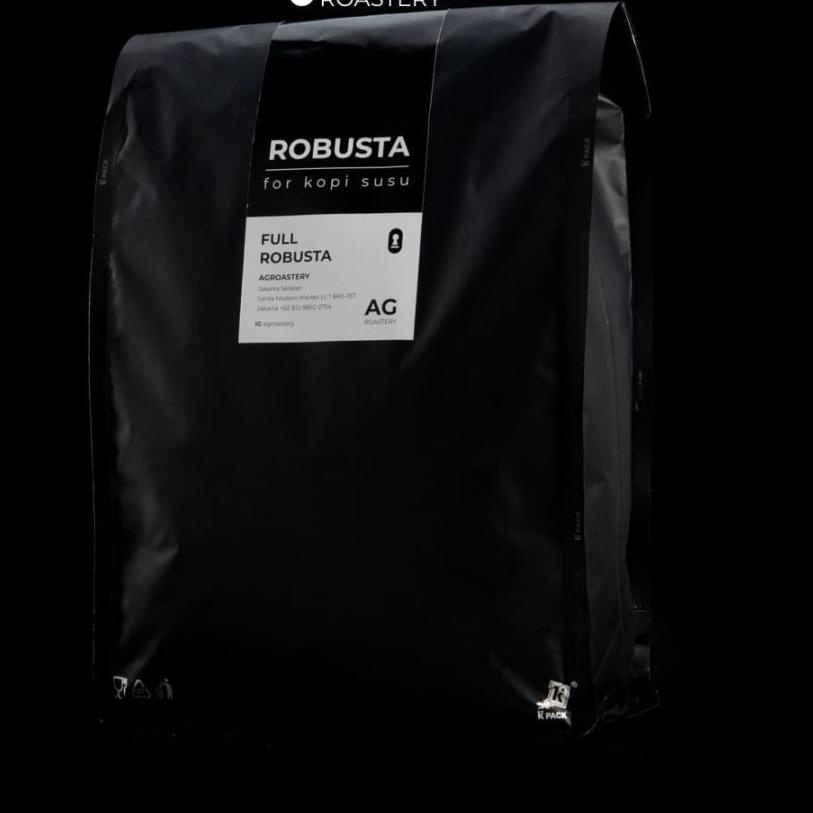 

☋ Biji Kopi Full Robusta Kopi Susu Ekonomis 1 KG | 1KG ✩