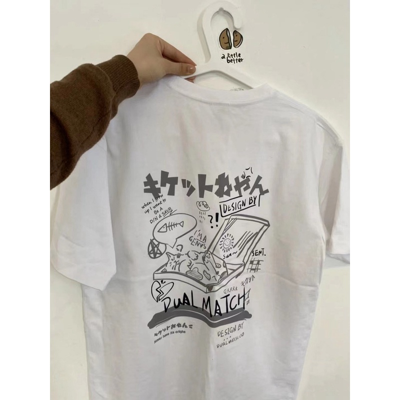 Kaos Jepang Terbaru Unisex T-shirt Oversize Lengan Pendek(Hanya pola belakangnya saja)