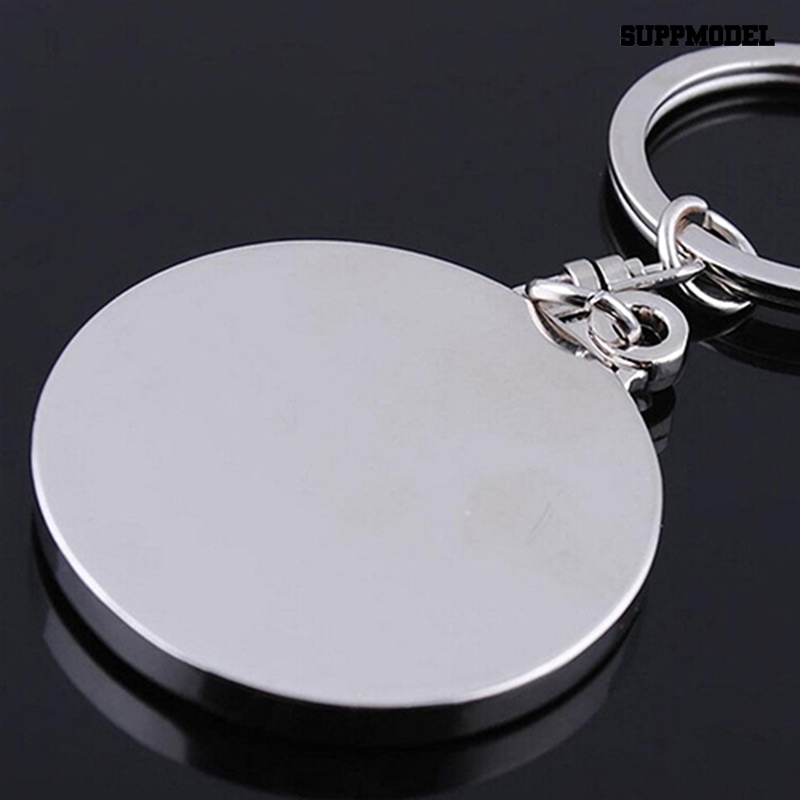 [SM] 50tahun Gantungan Kunci Kalender Abadi Gantungan Kunci Paduan Perak Gantungan Kunci Ring Keyfob