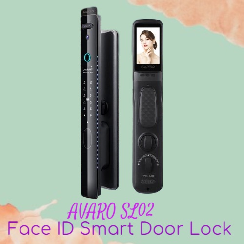 AVARO SL02 Smart Door Lock Handle RFID Fingerprint Camera Face SL 02 SL-02